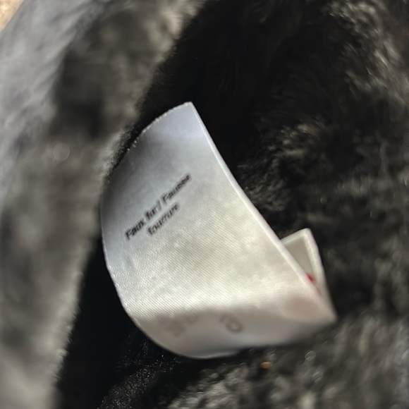 Vegan Leather Comfy cozy fur lined ankle bootie Sz 9 - Picture 5 of 16